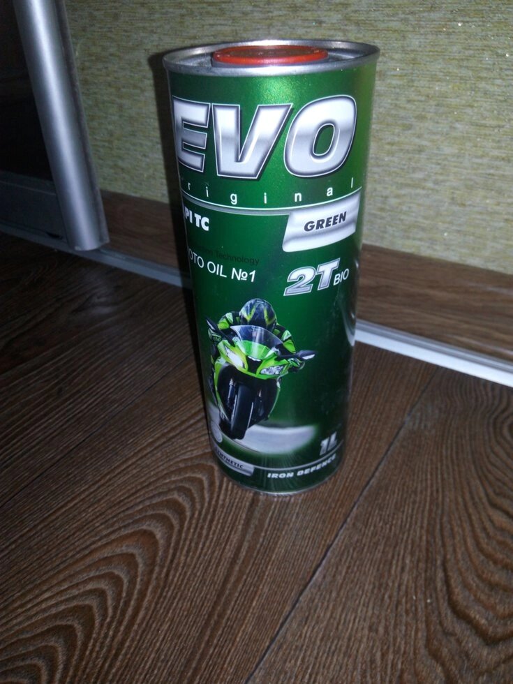 Масло для мототехніки EVO MOTO 2T BIO (GREEN) 1л від компанії ПП Скринніков - фото 1