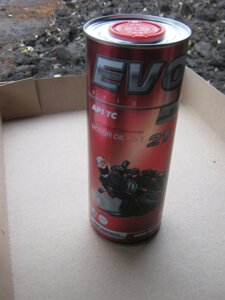 Масло полусентетіческое 2 х тактне EVO MOTO 2T RACING (RED) 1L для скутера Honda Tact 51