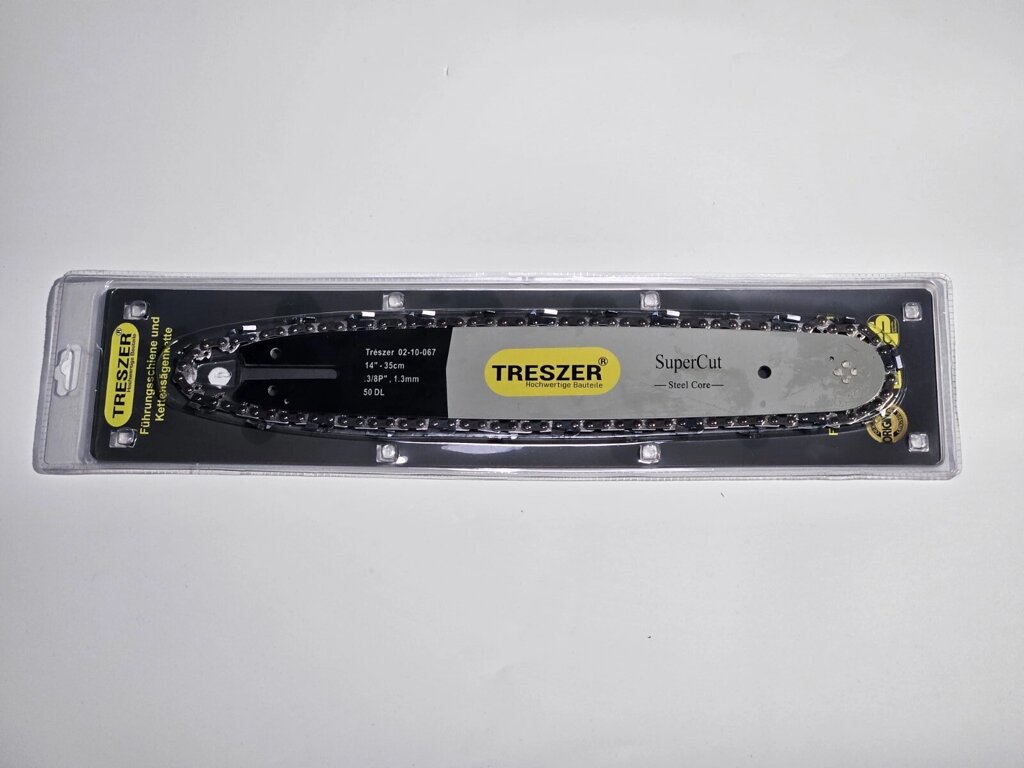 Шина + ланцюг комплект TRESZER -.3/8"LP -1,3мм -35см -50в. л. від компанії ПП Скринніков - фото 1