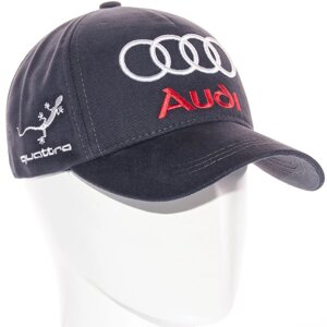 Бейсболка автомобільна кепка з регулюванням із щільного котону Audi BTH20681 Темно-сірий