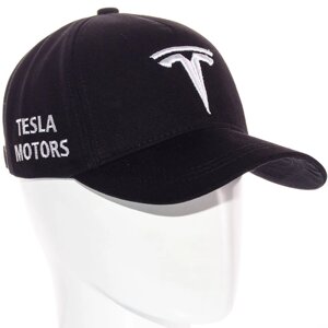 Бейсболка автомобільна кепка з регулюванням із щільного котону Tesla BTH21641 Чорний