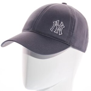 Бейсболка мужская из тонкого хлопка кепка с регулятором New York BDH20658 Серый