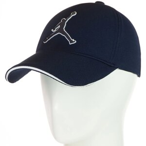 Бейсболка на флекс гумці закрита універсальна кепка кукурудза з гумовим логотипом Jordan BSH18036 Темно-синій