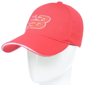 Бейсболка на флекс гумці закрита універсальна кепка кукурудза з гумовим логотипом New Balance BSH18038 Червоний