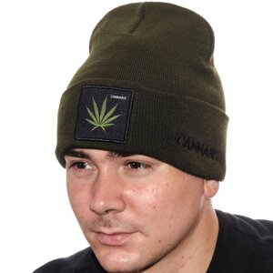 Капелюх з шевронною лопатою подвійної зими без підкладки є універсальним Cannabis L21016 хакі