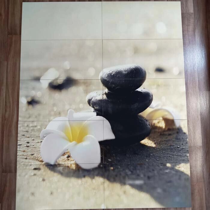 3Д кахель на стіну / Керамічна фотоплитка Квітка від компанії Аквамарин - фото 1