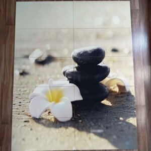 3Д кахель на стіну / Керамічна фотоплитка Квітка