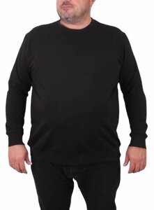 Чоловічий светр великого розміру на весну, чорний. ОГ/Ж від 140-190см.