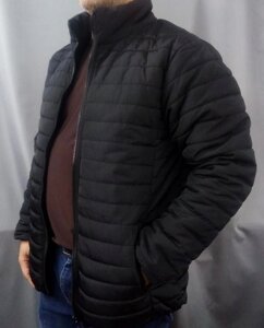 Чоловіча куртка великого розміру 64-80 чорна в Харківській області от компании Одежда большого размера Кnopa