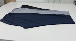 Спортивні чоловічі штани великого розміру з поясом на резинці і шнурком.