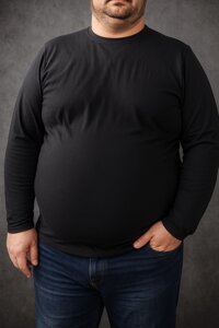 Футболка 6Хл (з довгим рукавом) в Харківській області від компанії Big Men