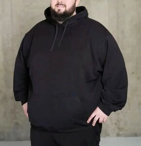 Чоловіче худі з начосом великого розміру чорне оптом