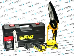 Акумуляторна пила DEWALT DCM 155N (24 V, 5 Ah, 15 см) 2 шини 2 ланцюги