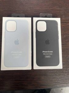 Apple iPhone 12 mini Silicone Case MagSafe - Black (MHKX3) ORIGINAL