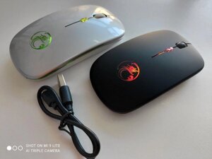 Бездротова USB-миша мишка безшумна з підсвіткою зручна!