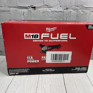 Безщіткова акумуляторна болгарка Milwaukee M18 FUEL 2880-20 2780-20