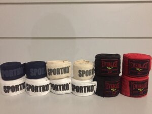 Бинти боксерські Sportko Everlast 2:2,5: 3,4 Боксерські бинти для боксу