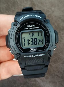 Річник чоловичий Casio W-219H-1 Оригінал Гарантія Годинник чоловічий