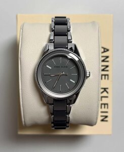 Річник жиночий anne klein ak/3213GY, годинник круглий жіночий, майк корс