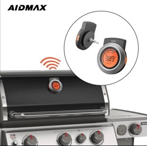 Цифровий Bluetooth бездротовий термометр для гриля Weber Aidmax bbq