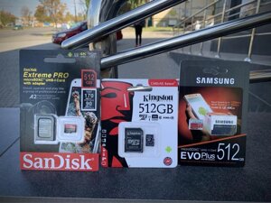 ‼ДЕШЕВО‼Карта пам'яті Samsung‼Micro SD San Disk 512гб 10 Class 4K U3