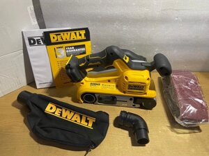 DeWALT DCW220/Акумуляторна стрічкова шліфмашина 18в