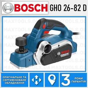 Електрорубанок рубанок bosch GHO 26-82 D professional