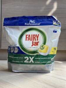 Fairy Jar all-in-1 капсули для посудомийних машин фейрі 115 шт.