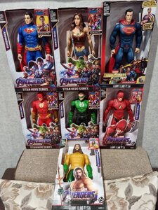 Фігурки Супергероїв DC, Аквамен, Супермен, Флеш, Чудо Жінка та ін.