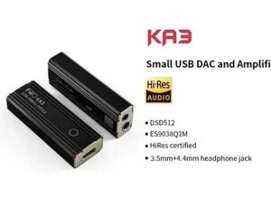 FiiO KA3 USB ЦАП із підсилювачем для навушників ESS9038 DSD type-c