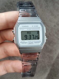 Річник Casio F-91WS-8 Оригінал Гарантія Годинника Касіо