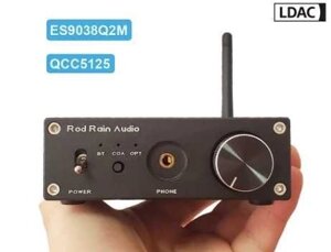 Hi-Fi ЦАП ES9038 Bluetooth 5.1 APTX блютуз приймач ресивер LDAC DSD