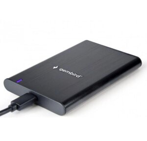 Кишеня зовнішня 2.5 Gembird, Black, USB 3.1, typeC 1xSATA HDD/SSD