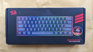 Клавіатура механічна REDRAGON DragonBorn K630 RGB Red Switch 61 key