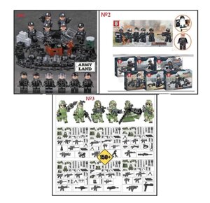 Конструктор, набори SWAT, спецназ, військові BrickArms для Лего
