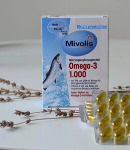 Mivolis omega 3 (das gesunde plus) омега 3 — 60 шт. баді