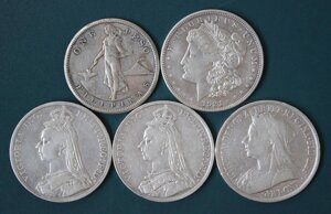 Монета 1 долар 1921 США, оригінал, срібло