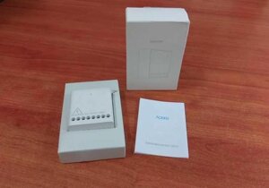 Надійне двоканальне реле Xiaomi Aqara Wireless Relay LLKZMK11LM Zigbee