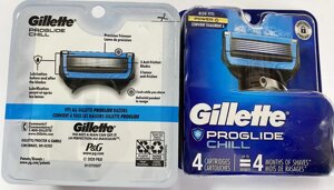 Оригінал 100% USA Gillette Power Fusion5 PROSHIELD 4шт леза США