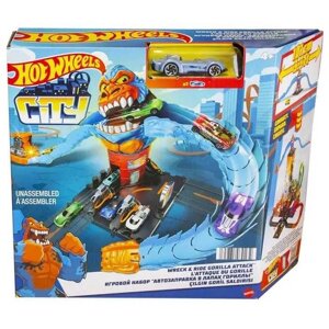 ОРИГІНАЛ! Трек Хот Вілс Сіті Атака Горили Hot Wheels City Gorilla