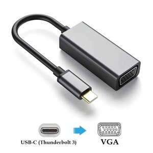 Перехідник Адаптер USB Type-C to VGA для Macbook
