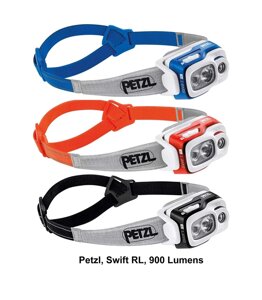 Petzl Swift RL, 900 люмен (ліхтар, налобний петцл)