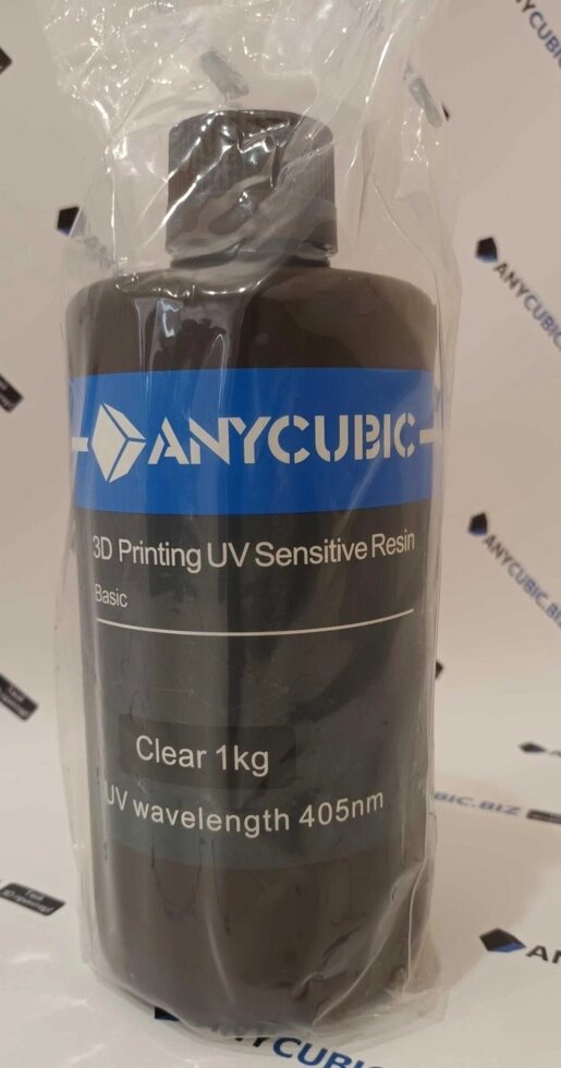 Anycubic CLEAR прозора фотополімерна смола UV resin CLEAR - особливості