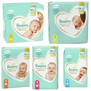 Підгузник Памперс преміум кеа Pampers premium care