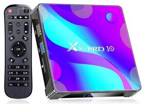 Приставка X88 PRO 10 смарт тв андроїд 10 4 32 IPTV h96 x96 TV box