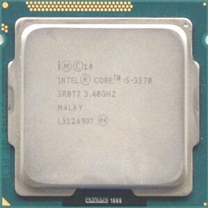 Процесор I5 3570 3.4GHz 6Mb Intel Core 1155 SR0T7 Гарантія 1 Рік