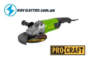 Професіональна болгарка кшм procraft PW2650 230 мм 2600W