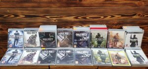 PS3 диски Sony Call of Duty black ops modern warfare ghosts ігор