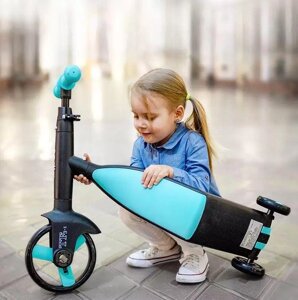 Самокат-велобіг Scooter 3в1, з педалями Без коробки