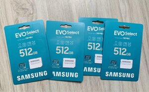 Samsung 512 GB microsdxc U3 EVO select 130 4K UHD (MB-ME512KA)